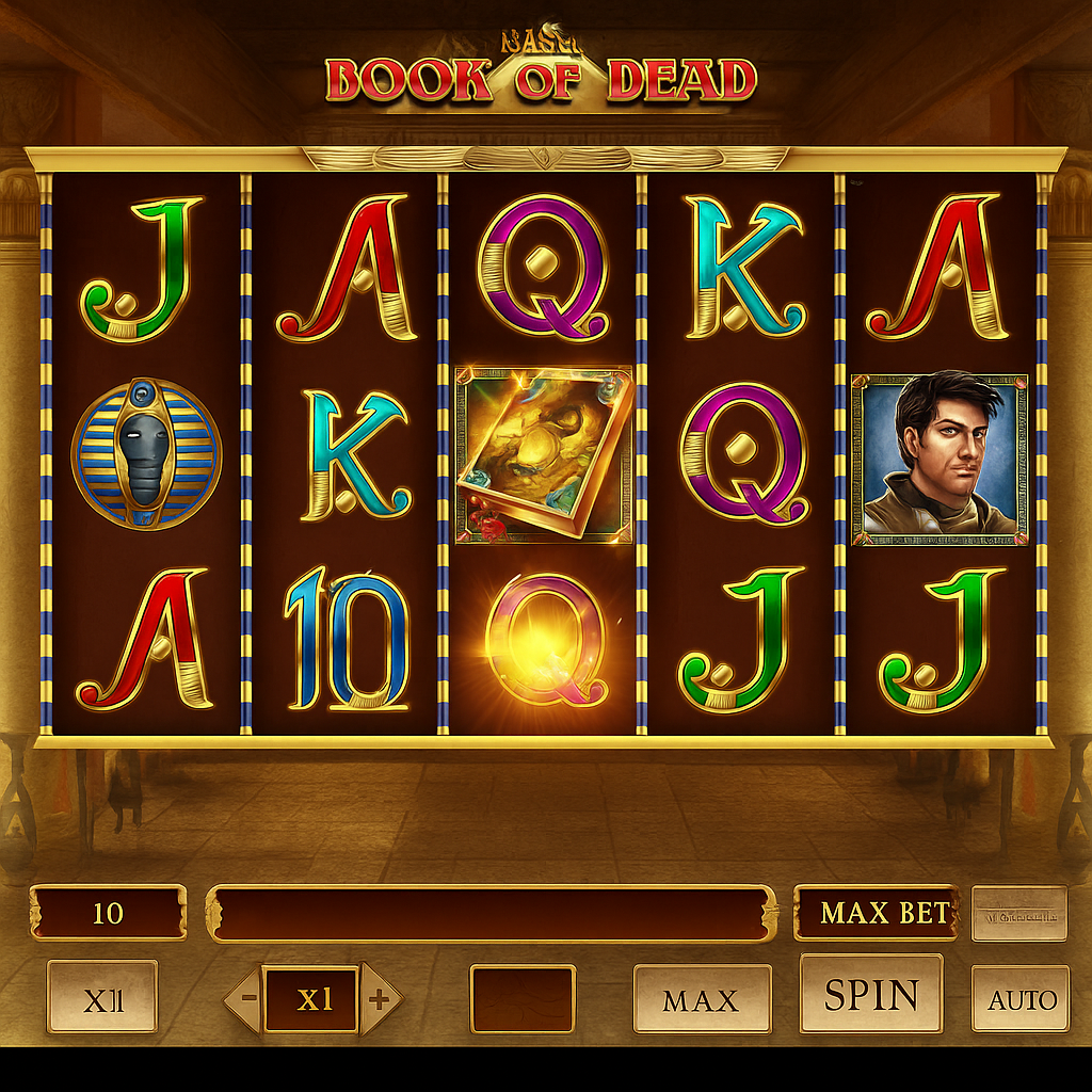 GetLucky - Book of Dead Slot Game - Play'n GO