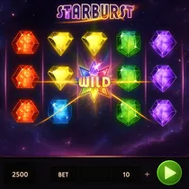 GetLucky - Starburst Slot Game - NetEnt
